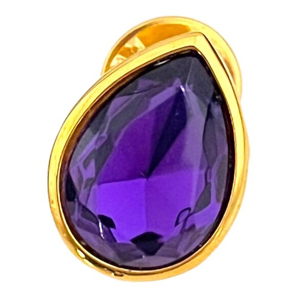 RARE Vintage Signed Trifari Pin Set  Gold Tone Jewel Toned With Original Tag 11V - Picture 10 of 10